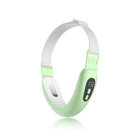 Face Slimming Beauty Instrument Household Double High Frequency Micro Vibration (Color: green)